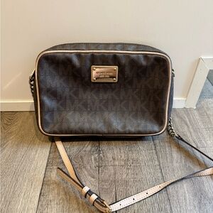 Michael Kors Dark Brown Crossbody Bag